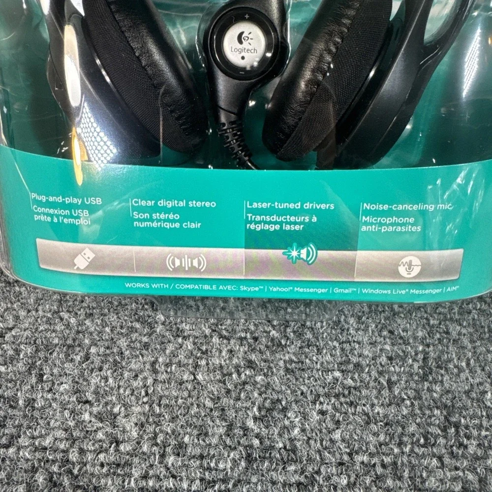 Logitech H390 Over-Head Comfort USB Headset w/ Noise-Canceling Microphone